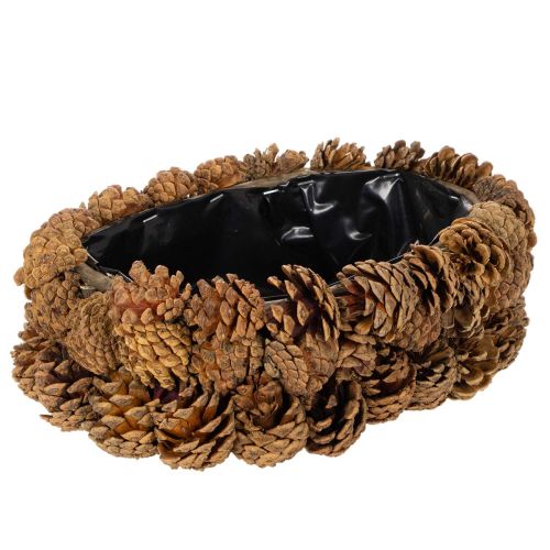 Doniczka owalna, szyszka, 30 cm kupić | Floristik24.pl