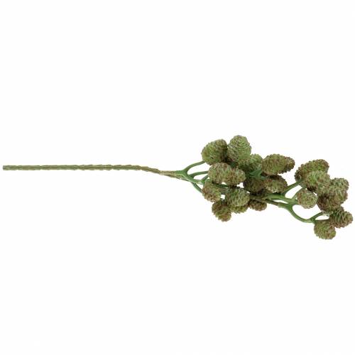 Floristik24 Cone Branch Green 33cm Sztuczna roślina jak prawdziwa!