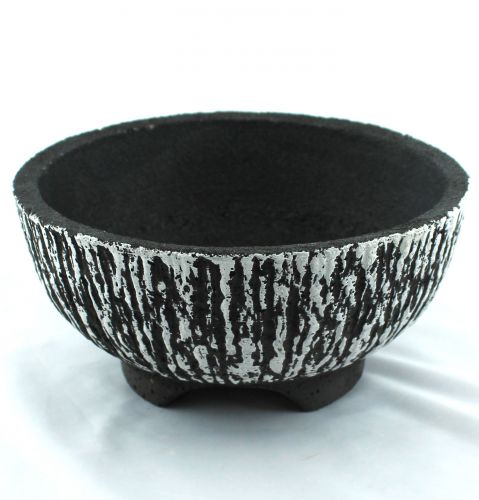 Floristik24 Miska cementowa okrągła Ø30cm kora