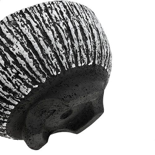 Floristik24 Miska cementowa okrągła Ø25cm kora