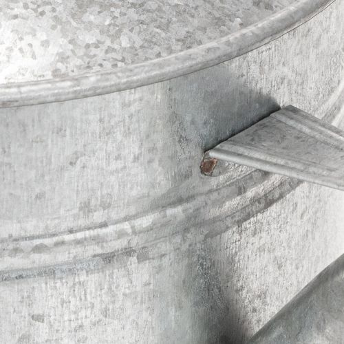 Stara cynkowa konewka, 27 cm - doniczka do ogrodu i na patio, metalowa | Floristik24.pl