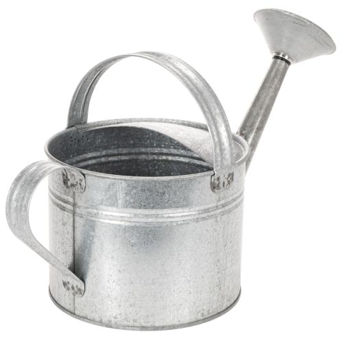 Stara cynkowa konewka, 27 cm - doniczka do ogrodu i na patio, metalowa | Floristik24.pl