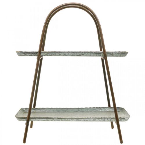 Produkt Stojak na ciasto w stylu vintage taca dekoracyjna półka metalowa wys. 47 cm