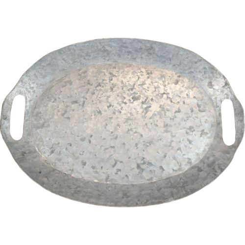Produkt Taca dekoracyjna owalna metalowa taca cynkowa 47×34×3cm