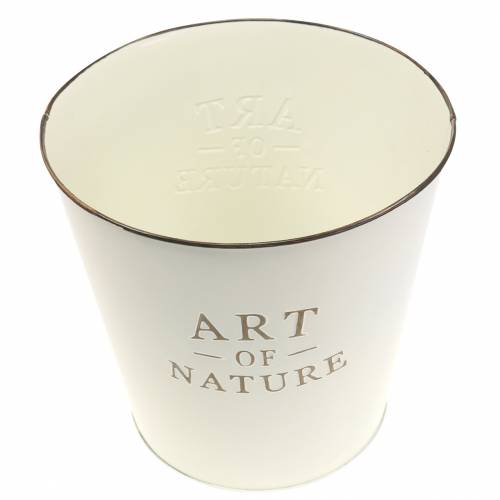 Produkt Doniczka Cynk Art of Nature Krem Ø17,5cm W15cm