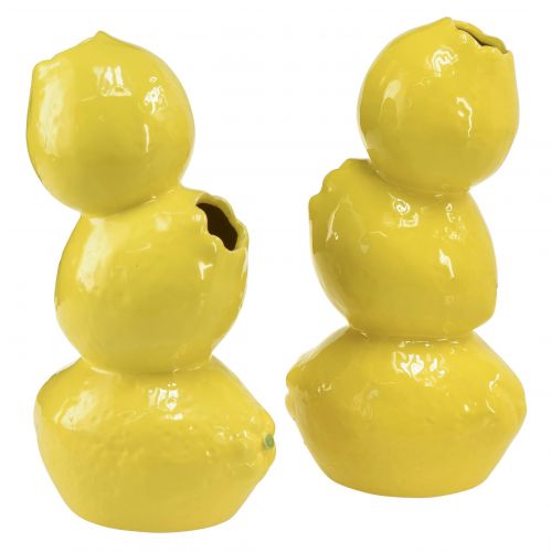 Produkt Wazon cytrynowy wazon na kwiaty żółta letnia dekoracja ceramiczna wys. 20cm