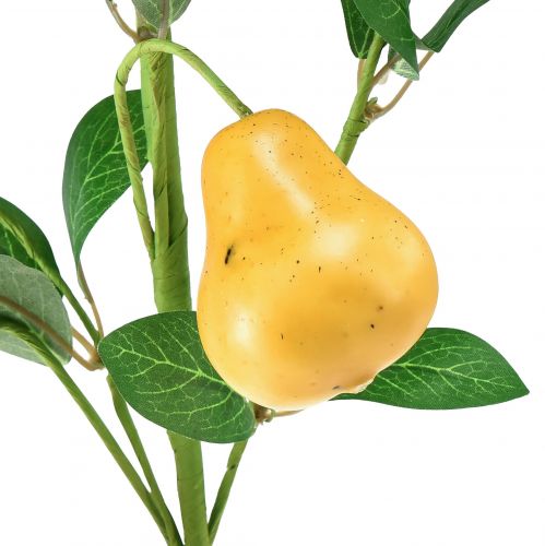 Produkt Sztuczna gałązka dekoracyjna gałązka gruszy żółta dekoracja gałązki 75cm