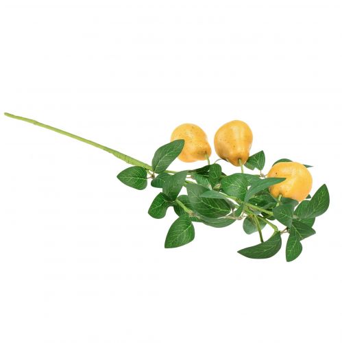 Produkt Sztuczna gałązka dekoracyjna gałązka gruszy żółta dekoracja gałązki 75cm
