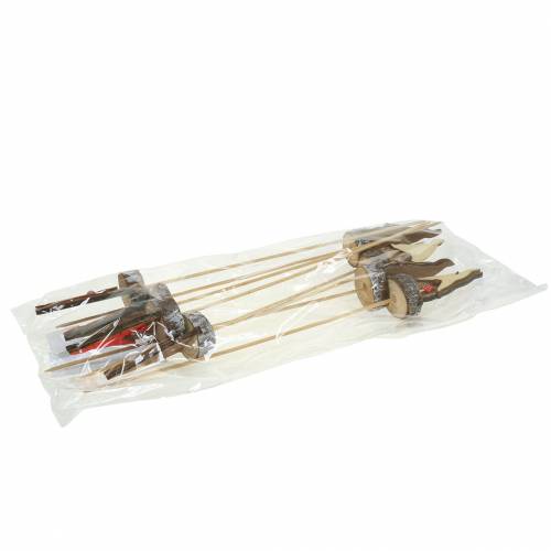 Floristik24 Korek dekoracyjny krasnal 9cm 8szt.
