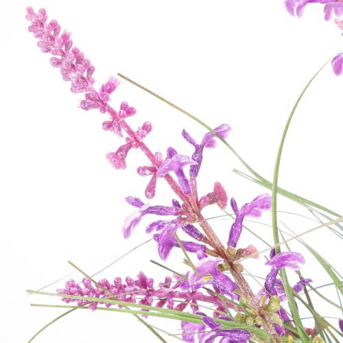 Produkt Dekoracyjna zieleń z delikatnymi kwiatami do stylowej aranżacji pokoju 67cm