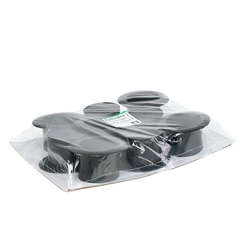 Produkt Cylinder czarny 7cm 9 szt