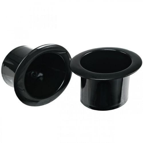 Produkt Cylinder dekoracyjny, dekoracja sylwestrowa, czapka do sadzenia, donica Nowy Rok Czarny W5cm Dł.12cm 20 szt.