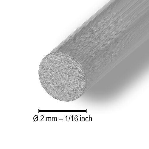 Produkt Drut aluminiowy 2mm srebrny 60m 500g