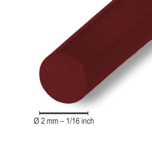Produkt Drut aluminiowy 2mm 100g Bordeaux