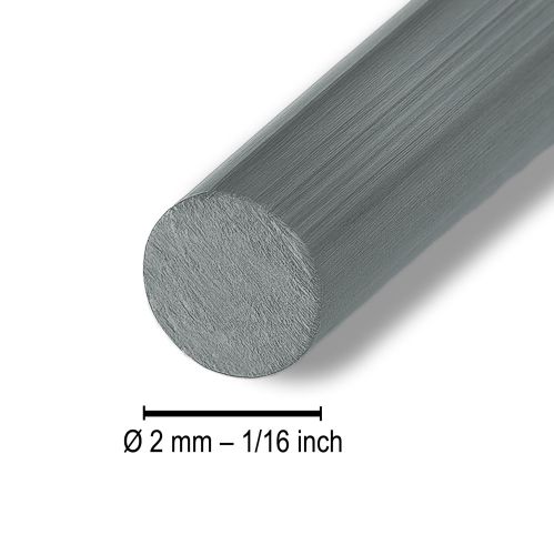 Produkt Drut aluminiowy Ø2mm antracytowy drut dekoracyjny okrągły 500g 60m