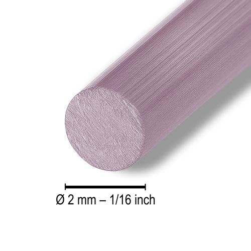 Produkt Drut aluminiowy Ø2mm drut dekoracyjny różowy okrągły 480g