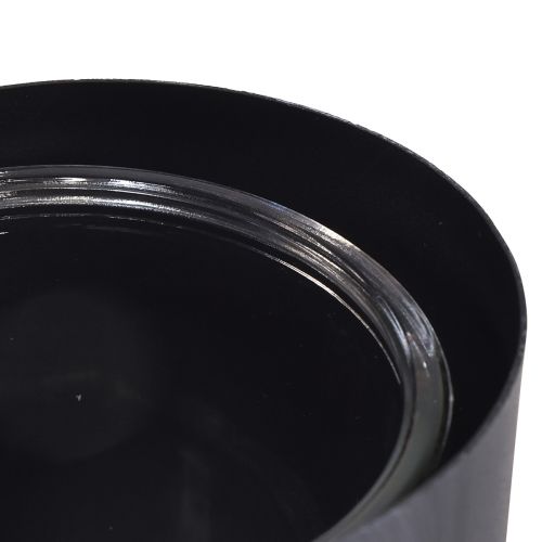 Produkt Antyczny szary metalowy uchwyt w kształcie serca i szklany pojemnik - dekoracja 30 cm zapewniająca romantyczną atmosferę 2 sztuki
