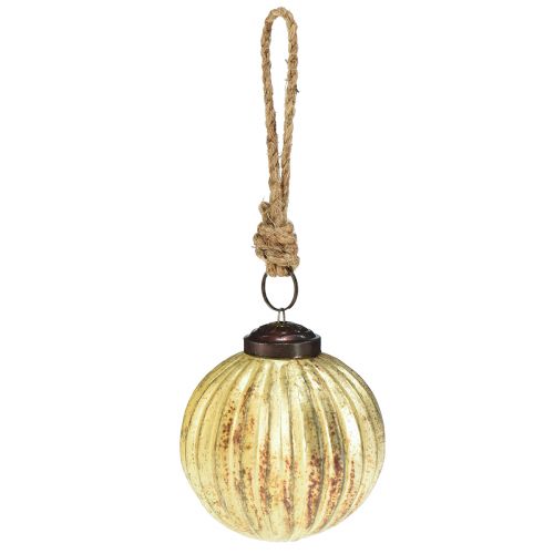 Produkt Bombki choinkowe złote Bombki szklane Ø7cm W7,5cm 6szt