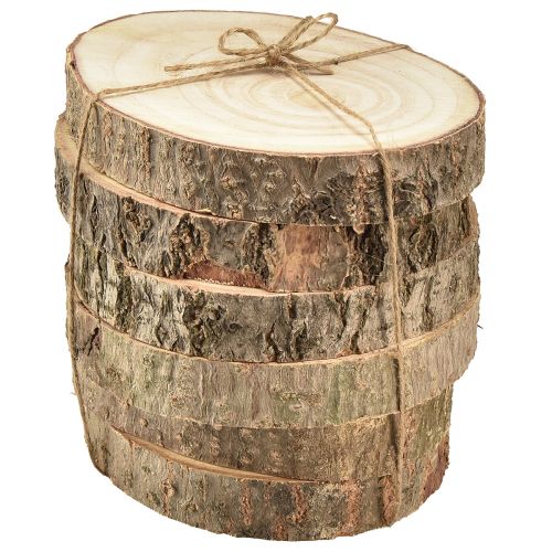 Produkt Krążek drzewny Paulownia dzwonek naturalny Ø12-14cm 6 szt