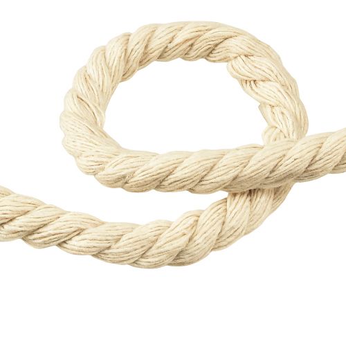Produkt Sznurek bawełniany ozdobny sznurek kremowy Ø6mm 5m po 2szt