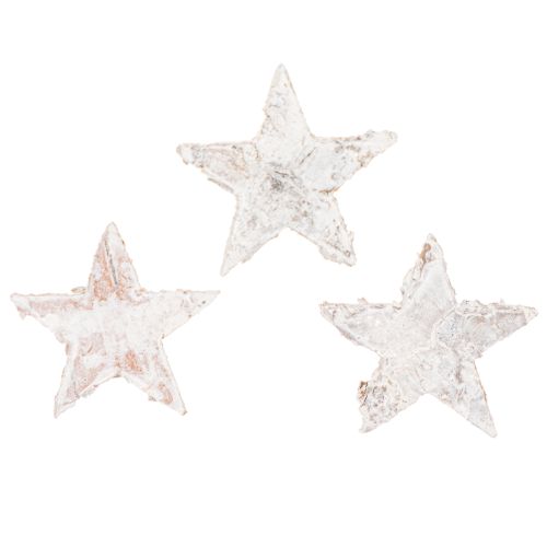 Gwiazdki brzozowe mini 2cm - 2,5cm bielone 150 szt. kupić | Floristik24.pl