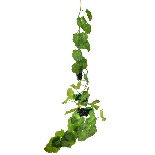 Produkt Dekoracja girlanda z liści winogron zielono-niebieska 169x10x15cm