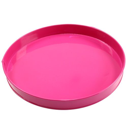 Podstawki okrągłe Ø23cm 5szt Różowe