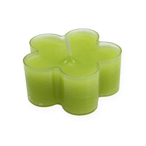 Produkt Tealight w kształcie kwiatu zielony Ø5cm 12szt.
