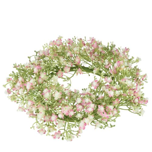 Produkt Wieniec ze sztucznych kwiatów wieniec na drzwi dekoracja ścienna Ø30cm W6cm