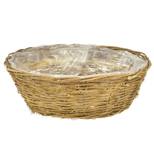 Produkt Miska na kwiaty duży kosz na rośliny naturalne winorośle Ø40cm W13cm