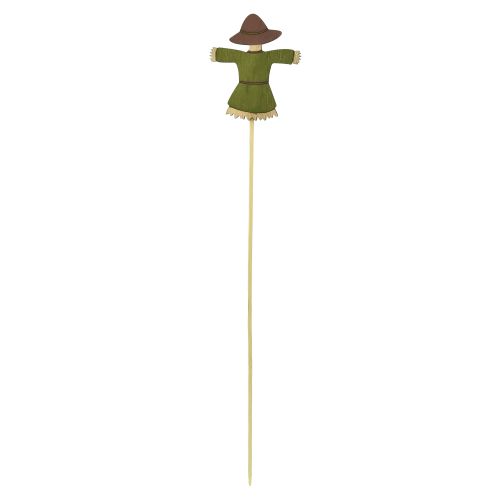 Produkt Wtyczka kwiatowa strach na wróble dekoracja drewniana kolorowa W8cm 12 szt