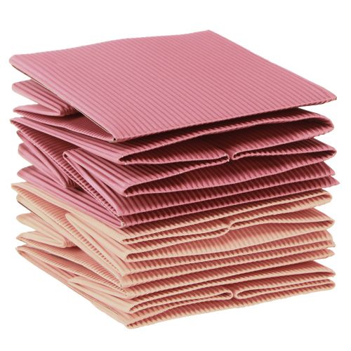 Produkt Torebka kwiatowa Torba papierowa z folią różowy łosoś 10,5cm 6 szt