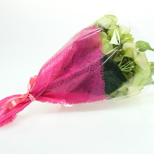 Produkt Torebka na kwiaty różowa L40cm S12-30cm 50 sztuk