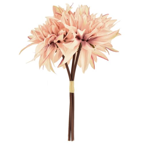 Produkt Dalia kwiaty sztuczne różowy kwiat Ø15cm dł.28cm 3 szt
