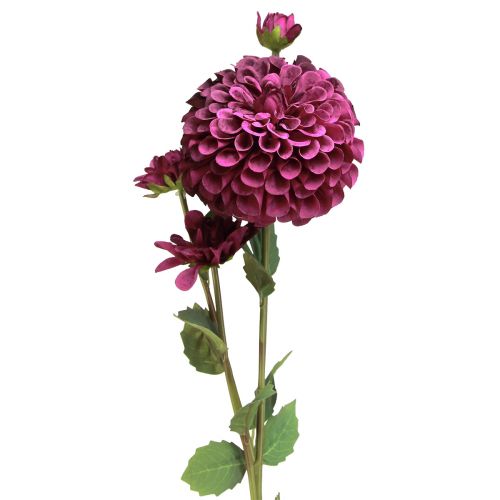 Dalia sztuczne kwiaty z fioletowymi kwiatami Ø10cm L80cm 2szt