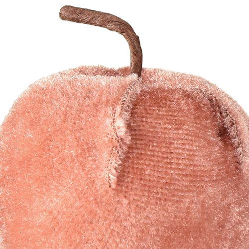 Produkt Tkanina dekoracyjna jabłka jabłko aksamit brązowo żółty Ø5cm wys.6cm 12 szt.
