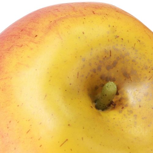 Produkt Dekoracyjny manekin do jedzenia owoców w kolorze żółtym i czerwonym w kształcie jabłka Ø9cm