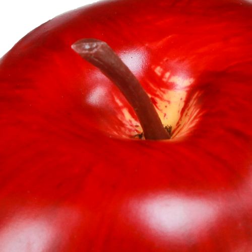 Produkt Deco jabłko czerwone Deco owoce Ø8cm W9,5cm Red Delicious 4 szt
