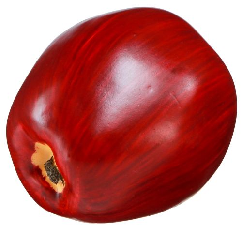 Produkt Deco jabłko czerwone Deco owoce Ø8cm W9,5cm Red Delicious 4 szt