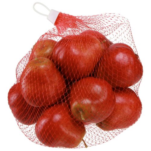 Produkt Ozdobne gruszki ozdobne owoce czerwone w siatce Ø5,5cm W6,5cm 6 szt