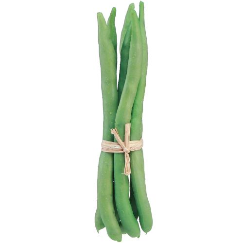 Fasola Dekoracyjna Sztuczne Warzywa Zielona Real Touch 17cm 6 szt
