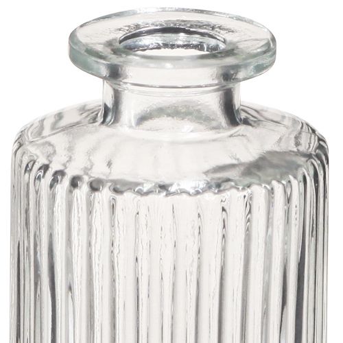 Produkt Butelki dekoracyjne Szklane mini wazony Przezroczysty Retro W13cm 6 szt