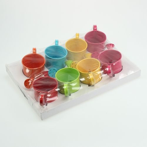 Floristik24 Konewka Ø11cm H9cm 8szt. różne kolory