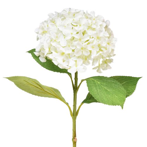 Produkt Hortensja dekoracyjna sztuczna biała hortensja w kształcie śnieżki 65cm