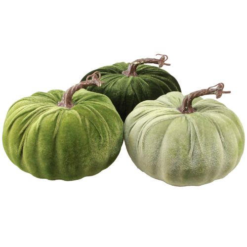 Produkt Deco dynia jesienna zieleń ciemnozielona jasnozielona Ø18cm 3 szt