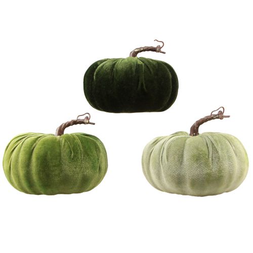 Produkt Deco dynia jesienna zieleń ciemnozielona jasnozielona Ø18cm 3 szt
