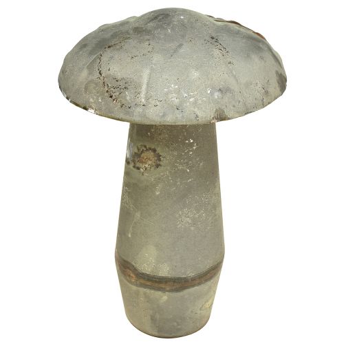 Floristik24 Dekoracyjny Grzyb Metalowy Jesień Zielony Rdza Vintage 30cmx50cm