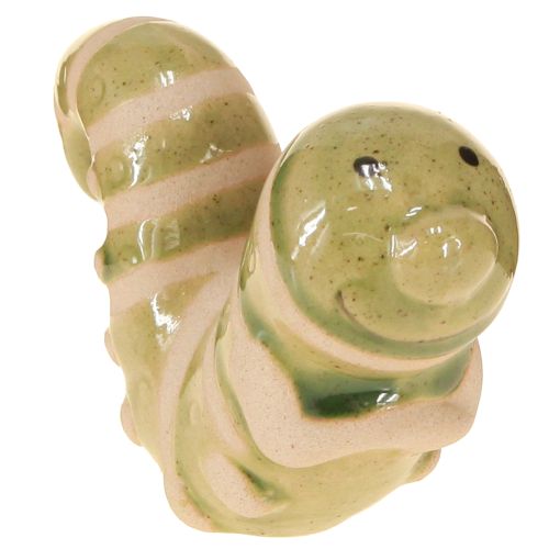 Produkt Zabawna dekoracja robak ceramiczna gąsienica wisząca dekoracja doniczka 9x6cm 2szt
