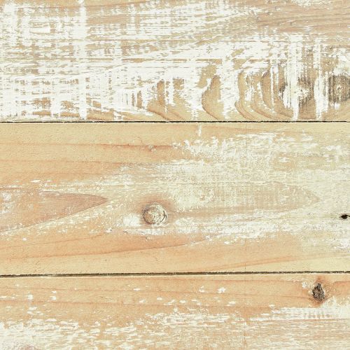 Produkt Dekoracyjna taca z nóżkami w kolorze brązowym białym shabby chic 30x30cm