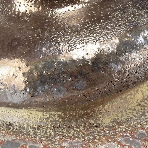 Produkt Wazon dekoracyjny ceramiczny wazon dekoracyjny o metalicznym wyglądzie 19×18×16 cm
